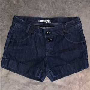 Express jean shorts